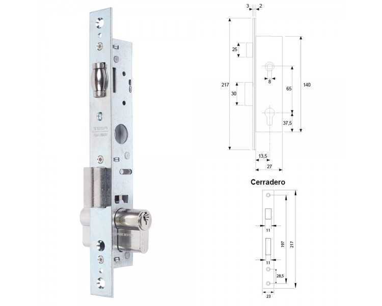 Cerradura Tesa 2206-hz/15