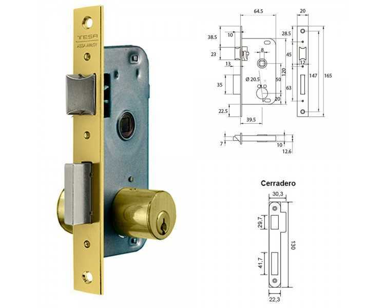 Cerradura Tesa 2000-hl/40