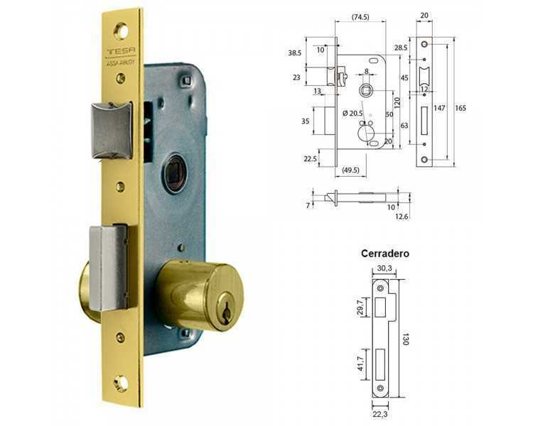 Cerradura Tesa 2000-hl/50