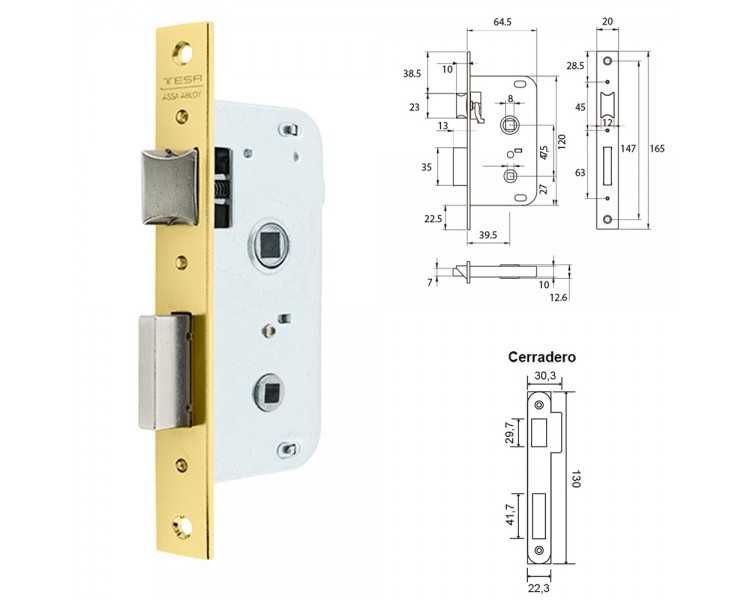 Cerradura Tesa 2004-hl/40