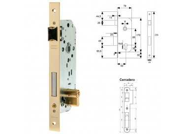 Cerradura Tesa 2030-hl/50
