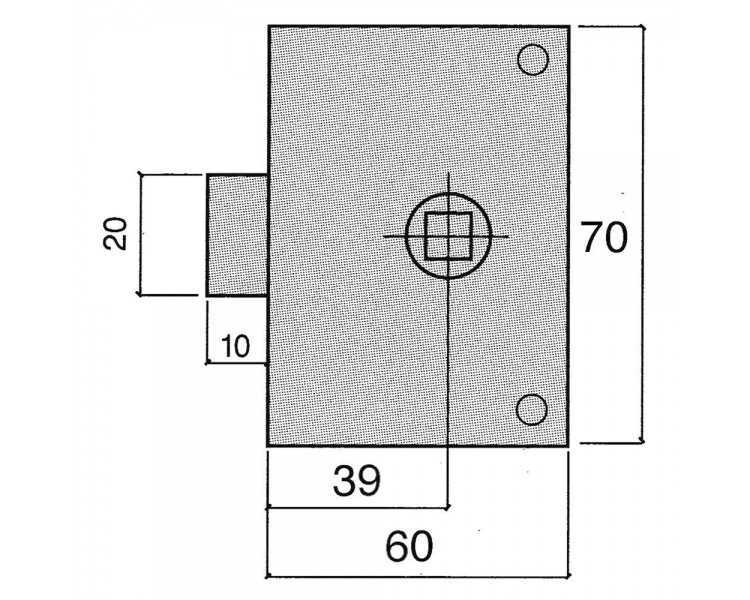Picaporte Ucem  234-hz/60