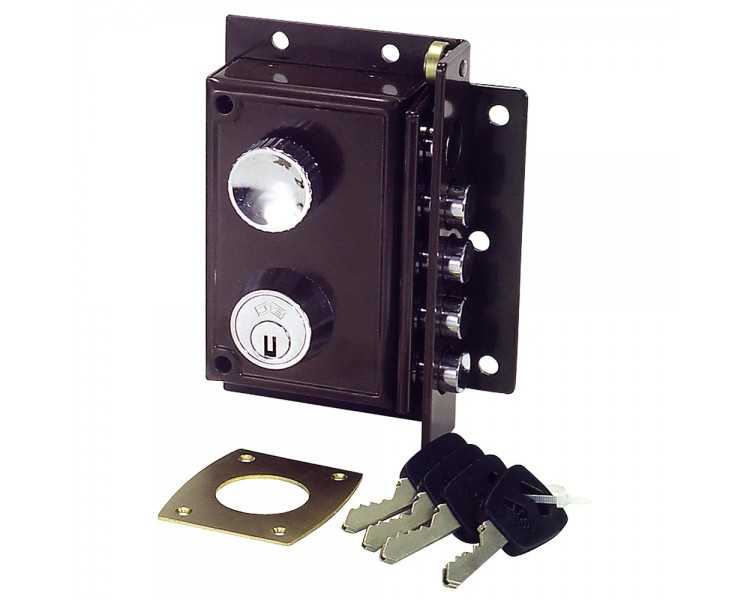 Cerradura Jis Seguridad 5240 11x7 Derecha Pintada