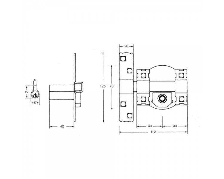 Cerrojo Fac 300-r/ 80-p