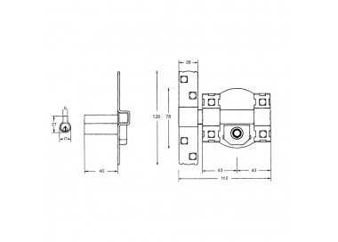 Cerrojo Fac 300-r/ 80-p