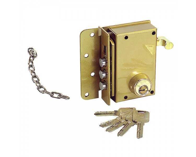 Cerradura Ucem Seguridad 4500-s-he/ Izquierda