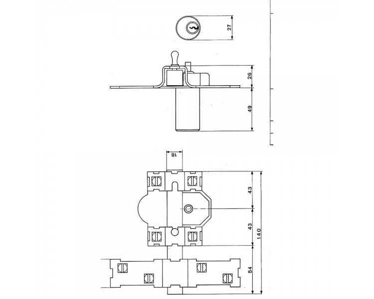 Cerrojo Fac 201-r/ 80-p