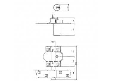 Cerrojo Fac 201-r/ 80-n