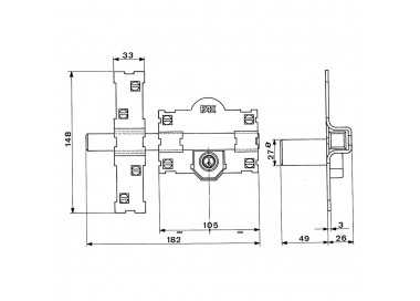 Cerrojo Fac 101-l/105-p      Bombillo 70