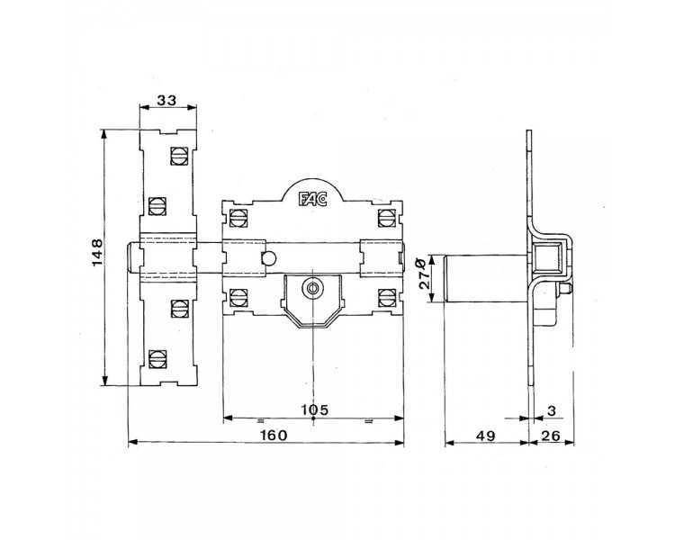 Cerrojo Fac 101-r/105-p      Bombillo 70