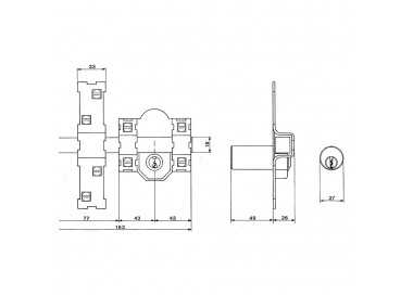 Cerrojo Fac 201-l/ 80-p      Bombillo 70