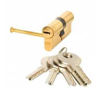 Cilindro Fac Seguridad 60-p 30x30 Latonado 15,0 mm.