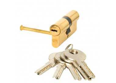 Cilindro Fac Seguridad 60-p 30x30 Latonado 15,0 mm.