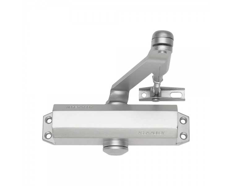 Cierrapuertas Tesa DC120  F2-4 Sin Retenedor Plateado
