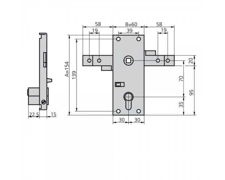 Cerradura Cvl 11b   Puertas Basculantes