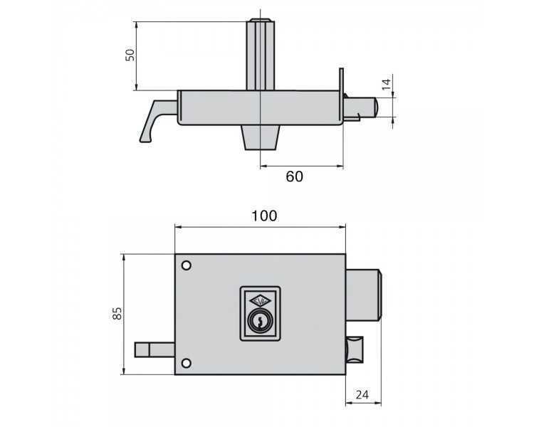 Cerradura Cvl 1125ar/ 10/he Izquierda