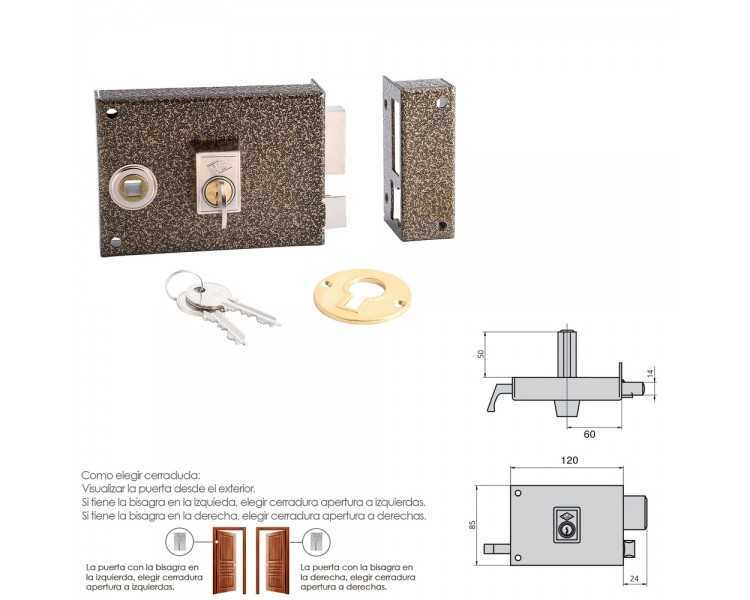 Cerradura Cvl 1125br/ 12/he Derecha