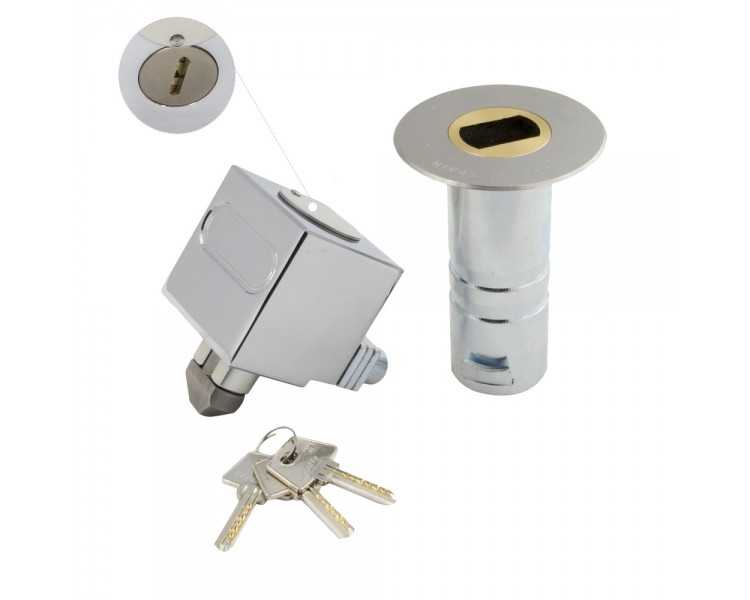 Candado Empotrar Llave Plana C-2 Macho