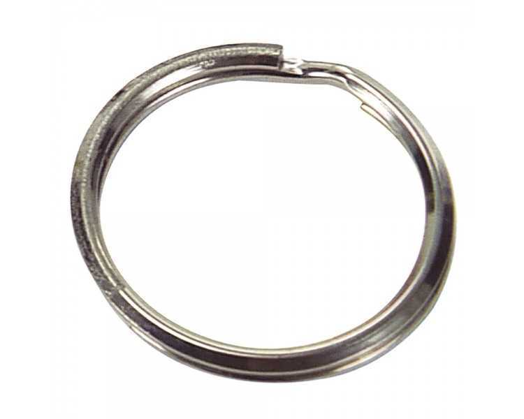 Anilla Llavero Niquelada 2,1x32x27 mm. (Bolsa 200 Unidades)