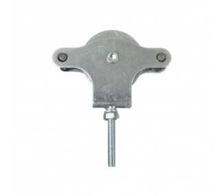 Polea Tendedero Wolfpack Zincado 40 mm. Roldana Metal con Tornillo
