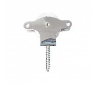 Polea Tendedero Wolfpack Inoxidable 40 mm. / Roldana Metalica Con Tirafondo