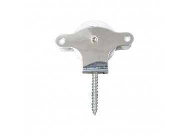 Polea Tendedero Wolfpack Inoxidable 40 mm. / Roldana Metalica Con Tirafondo