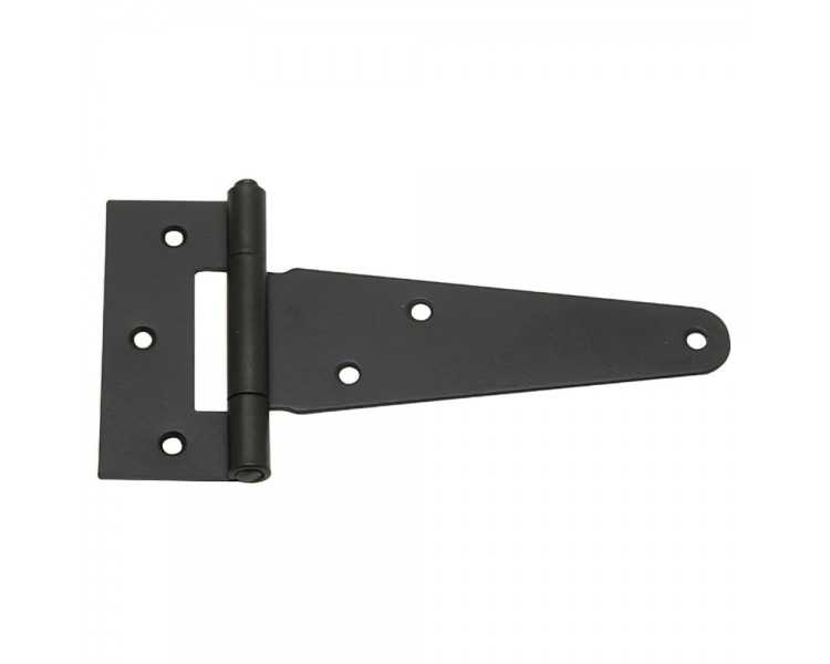 Bisagra Wolfpack T Negra 507 / 100x75 mm.