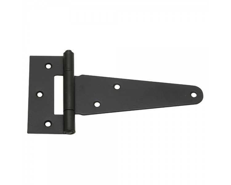 Bisagra Wolfpack T Negra 507 / 130x88 mm.