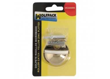 Tope Puerta Wolfpack Atornillar Acero Inoxidable Latonado