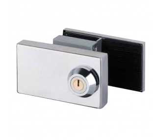 Cerradura Cbm 2002 Puerta Cristal Llave Plana