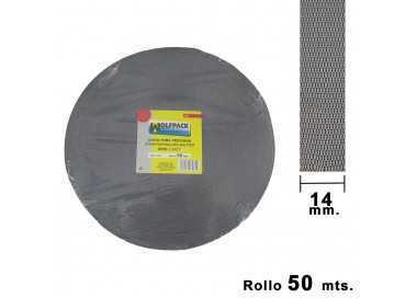 Cinta Persiana Wolfpack Gris 14 mm. Rollo 50 metros