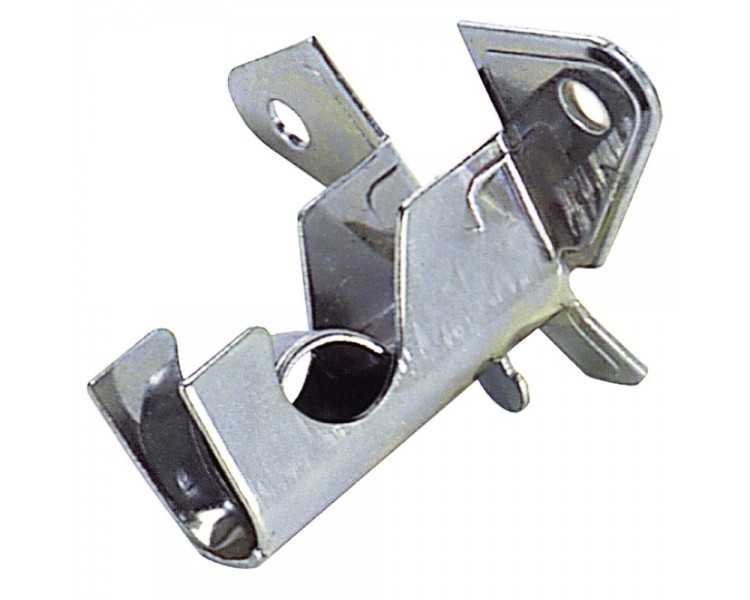Soporte Barra 12 mm.Ø Cromo Techo