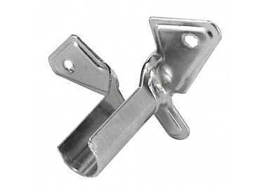 Soporte Barra 12 mm.Ø Cromo Lateral