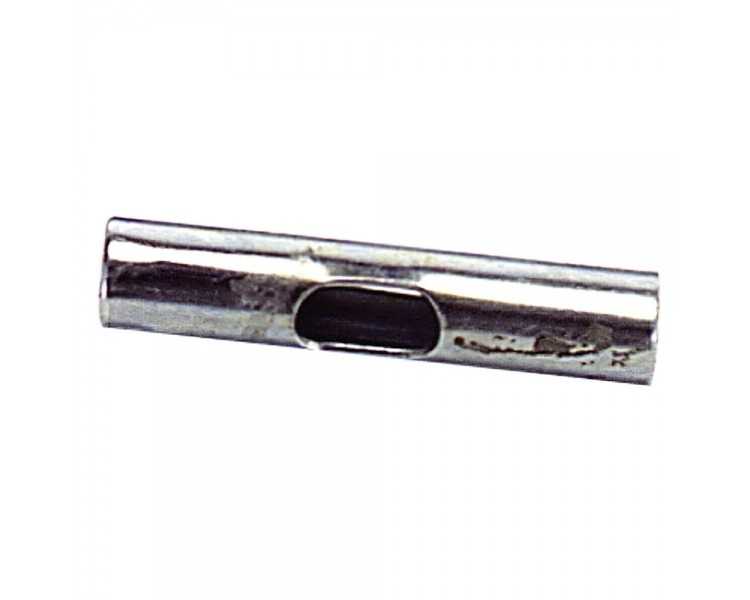 Empalme Para Tubo De 12 mm. Cromo