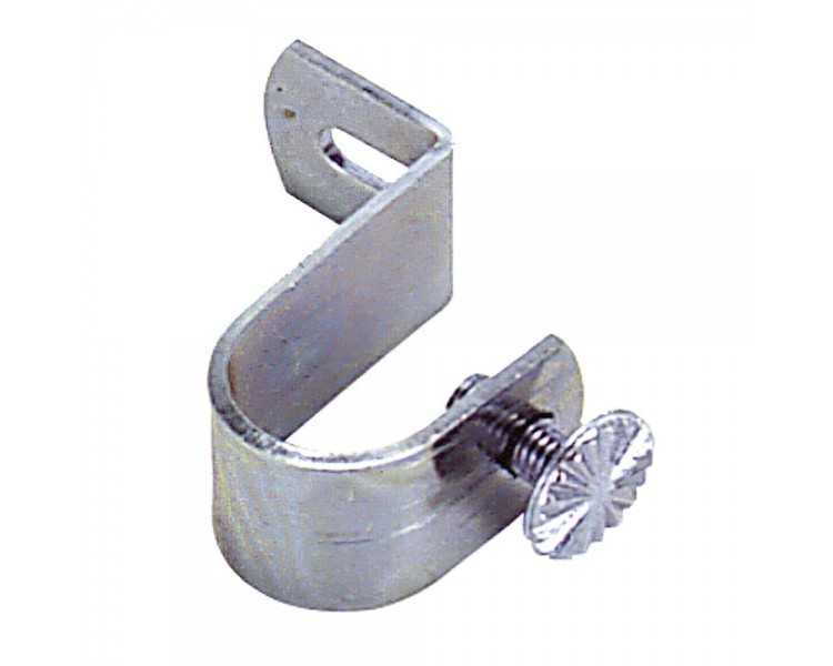 Soporte Barra 16 mm.Ø Cromo  Techo