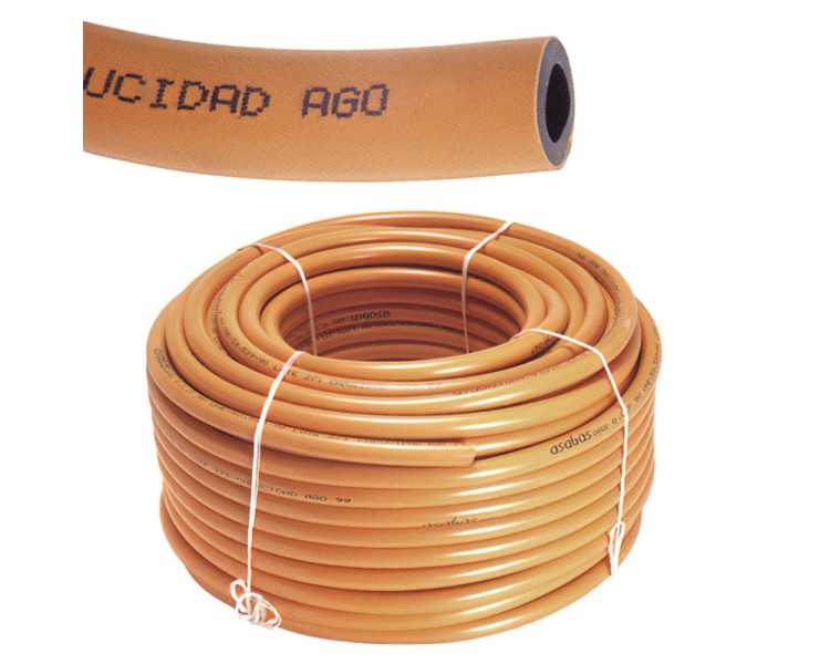 Tubo butano color naranja  9x15  Rollo 60 Metros