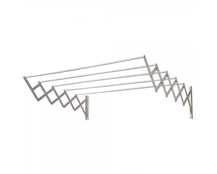 Tendedero Extensible Pared Aluminio 1,20 Metros