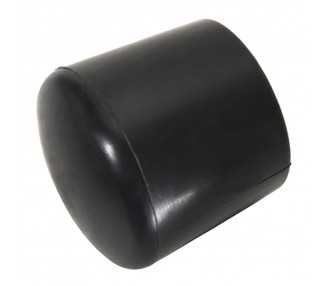 Contera Plastico Redonda Exterior Negra 25 mm. Bolsa 200 Unidades
