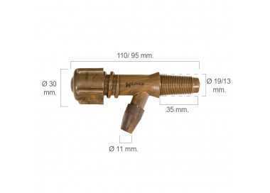 Grifo Barril Plástico Número 0 Para 50 Litros