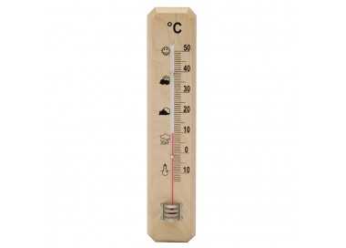 Termometro Pared / Jardin Madera 20 cm.