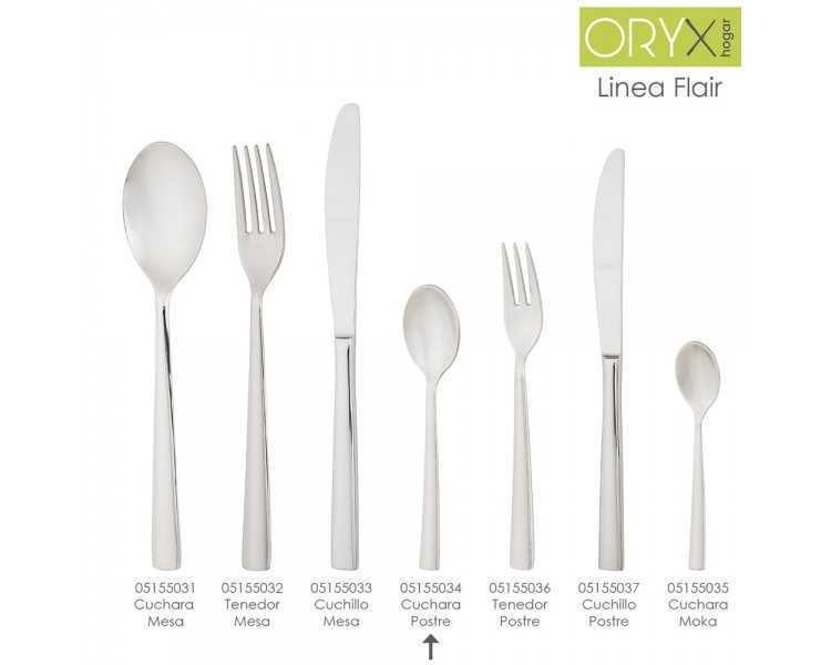Cuchara Cafe y Postre Flair 135 mm.Caja 12 unidades