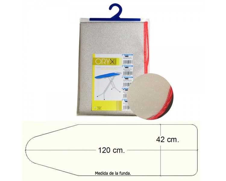 Funda Mesa Plancha Espuma Metalizada 120x42 cm.
