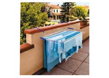 Tendedero Oryx Balcon Acero Blanco 105x55cm