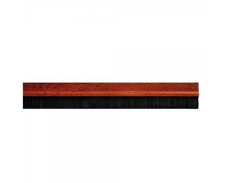 Burlete Puerta Pvc Sapelli Con Cepillo 1 Metro