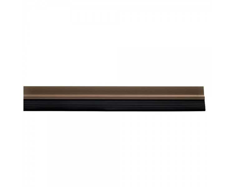 Burlete Puerta Pvc Marron Con Goma 1 Metro