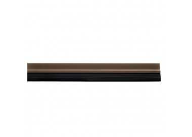Burlete Puerta Pvc Marron Con Goma 1 Metro