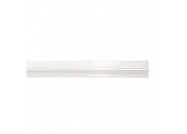 Burlete Puerta Pvc Transparente Con Goma 1 Metro