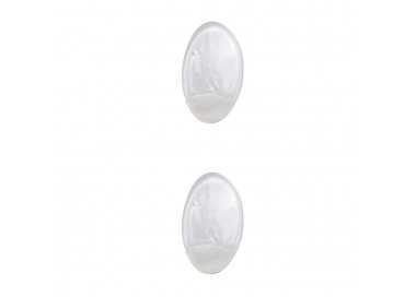 Colgador Oryx  Transparente Grande (Blister 2 Unidades) Adhesivo