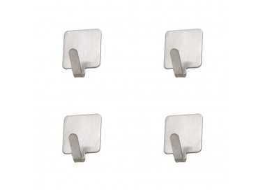 Colgador Oryx Inoxidable Pequeño (Blister 4 Unidades) Adhesivo