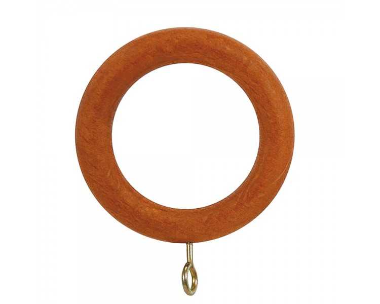 Anilla Madera Lisa Con Hembrilla 40x60mm Teca
